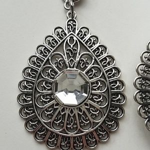 GASOLINE GLAMOUR Jewelry - GYPSY MEDALLION DROP EARRINGS OPAL MOONDUST NEW GASOLINE GLAMOUR Jewelry - GYPSY MEDALLION DROP EARRINGS OPAL MOONDUST NEW